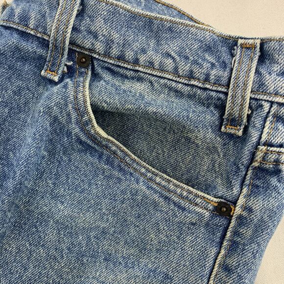 Vintage Levi's Two Horse Brand Blue Jeans Men's Size 38x32 Leather Tab USA Made - Picture 3 of 14